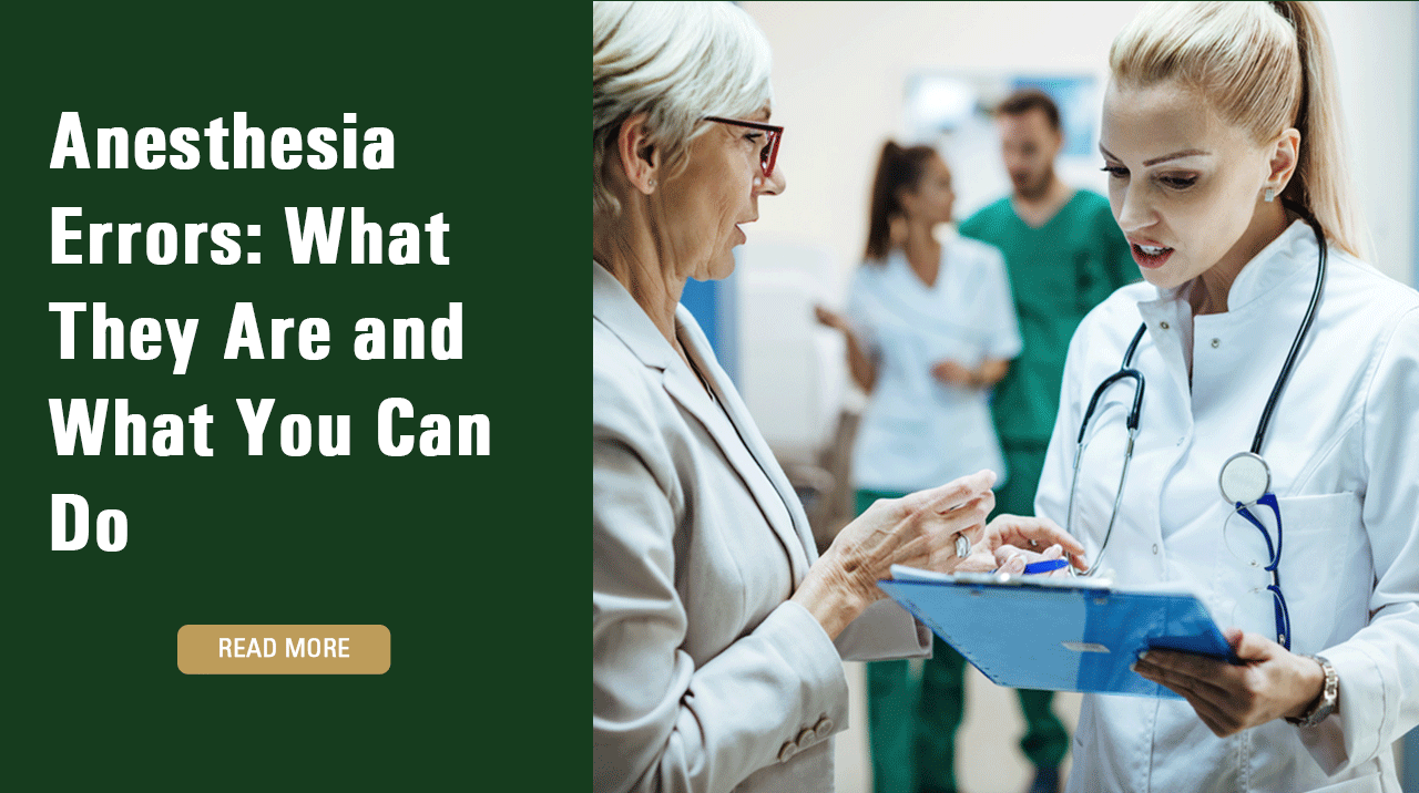Anesthesia errors happen in hospitals and other medical institutions for many reasons.
