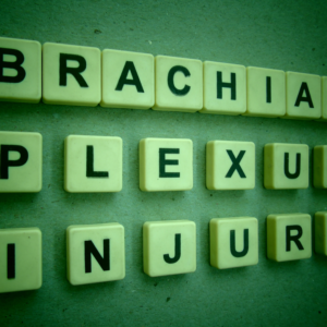 sign that depicts brachial plexus injury in Philadelphia on a sign