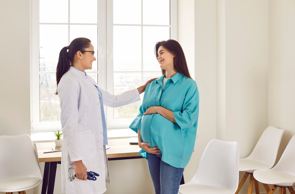 pregnant woman before knowing about birth injury