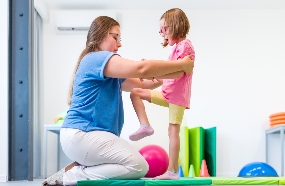 child with Erb's Palsy and her parent in PA