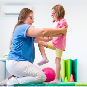 child with Erb's Palsy and her parent in PA