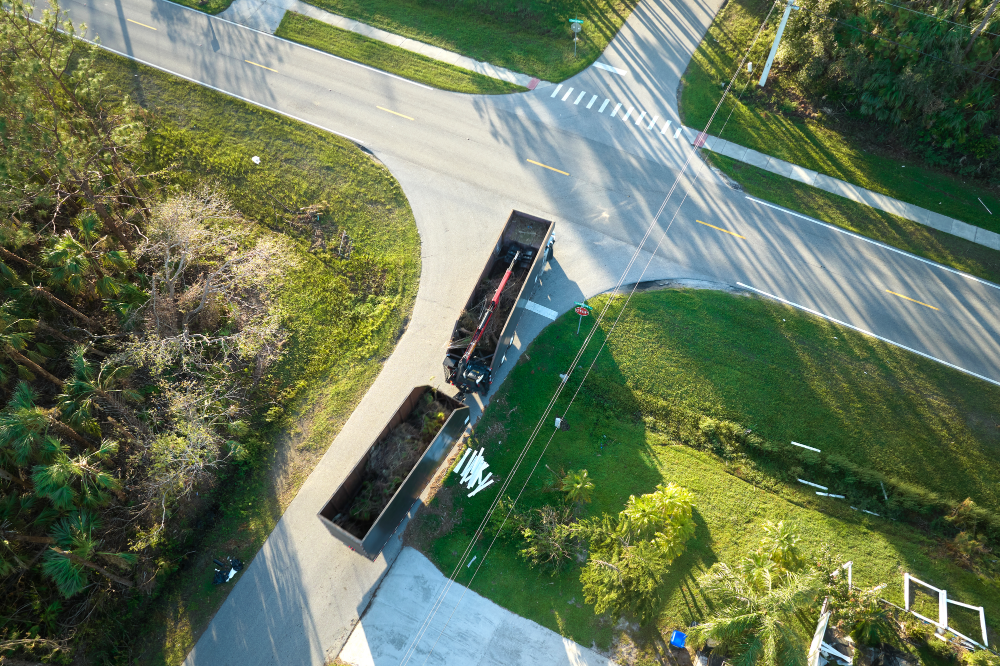 truck accident lawyer who is working with a client on their truck accident claim