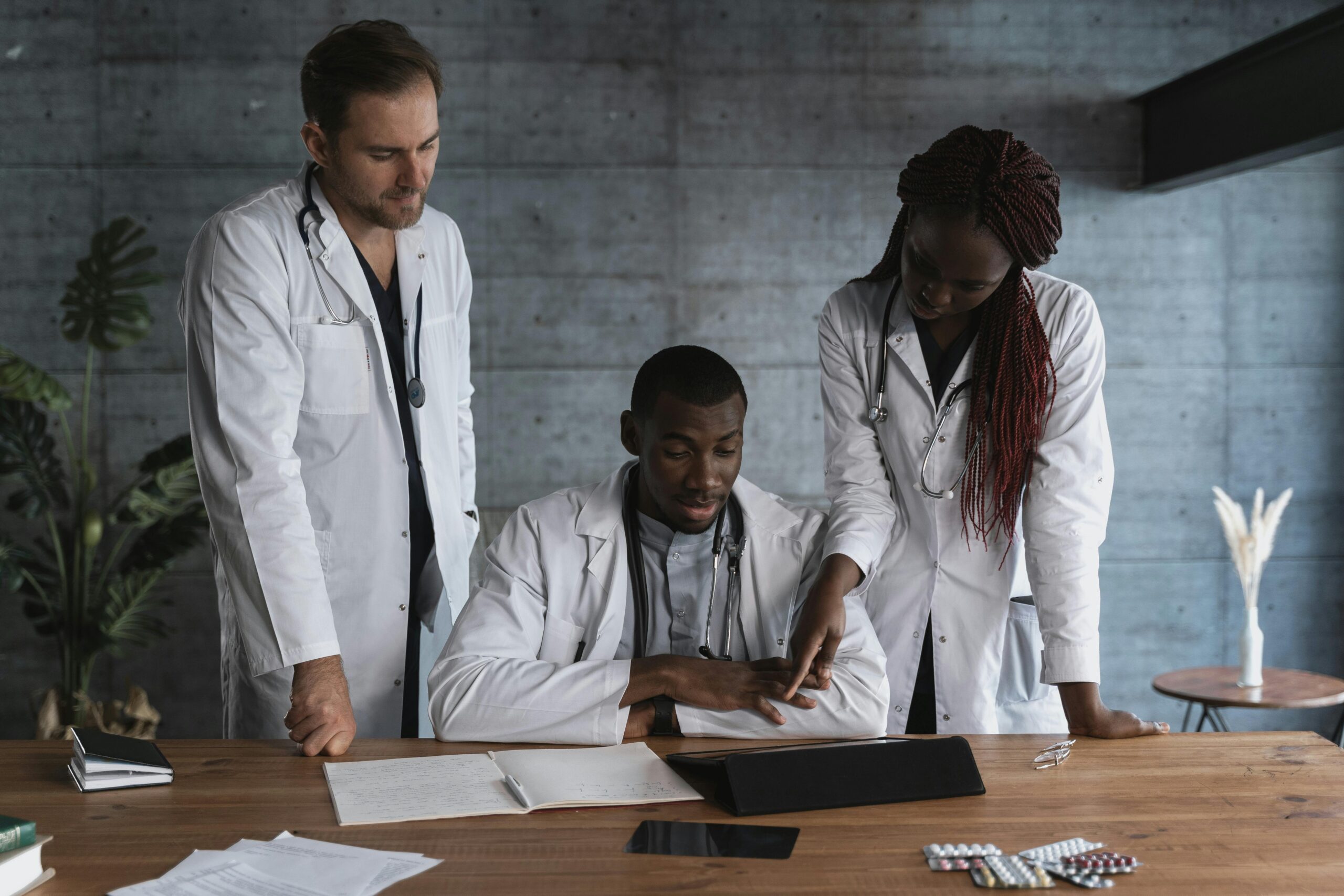 Doctors conducting an internal review after a sentinel event that altered the trajectory of one of their patients' outcome.