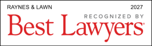 Raynes and Lawn 2027 Best Lawyers badge